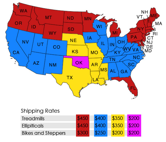 shipping rates - click to view larger image